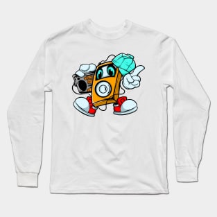 Music player illustration Long Sleeve T-Shirt